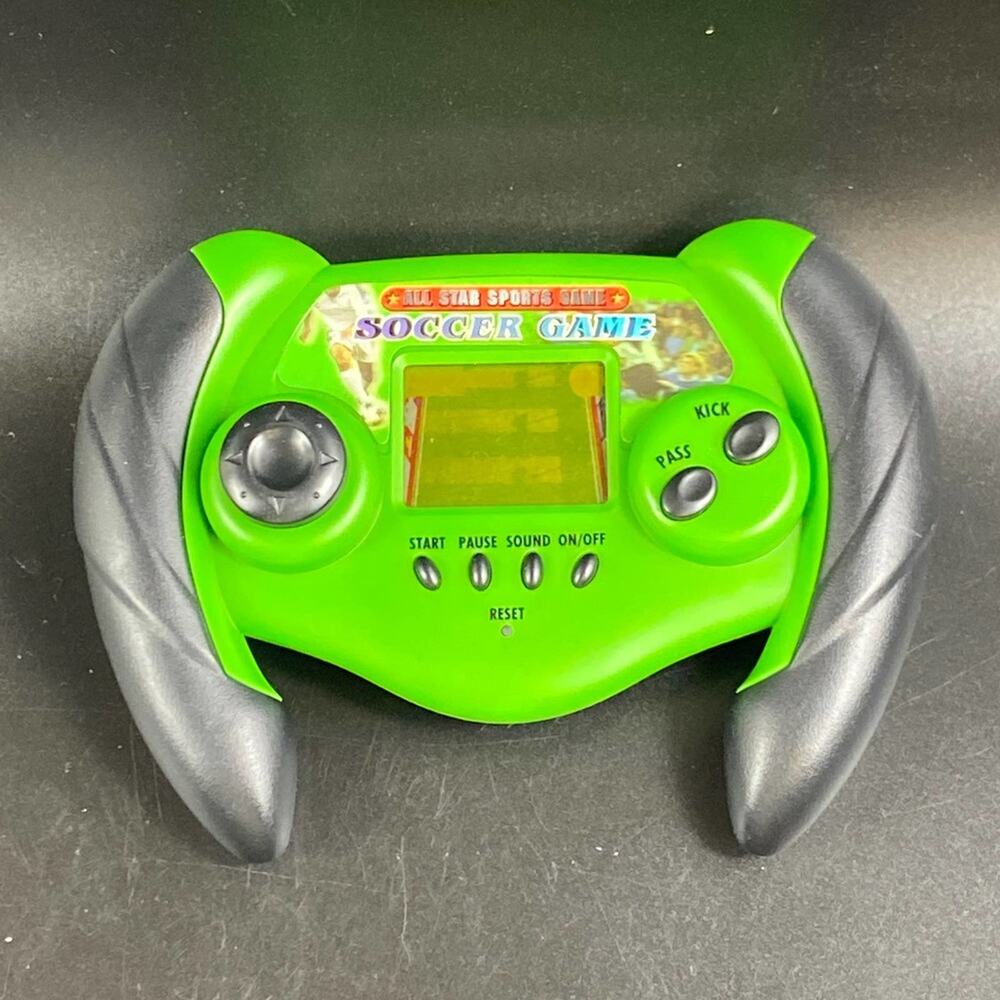 Vintage Hand Held Electronic Gamer Soccer Game All Star Sports CE /Sport